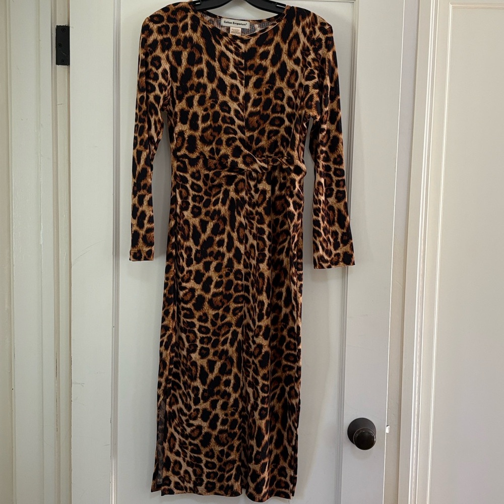 Cotton Emporium Twist Front Midi Dress, Size Small